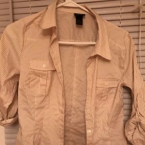 H&M Size 8 Button Down Collared Shirt
